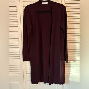 Ricki's Deep Burgundy Cardigan